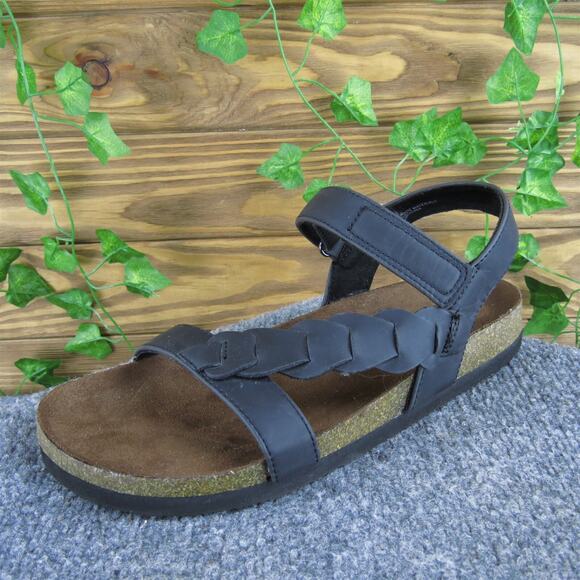 Cliffs by White Mountain Women Hania Ankle Strap Black Synthetic 8.5 Medium Used - Picture 1 of 6